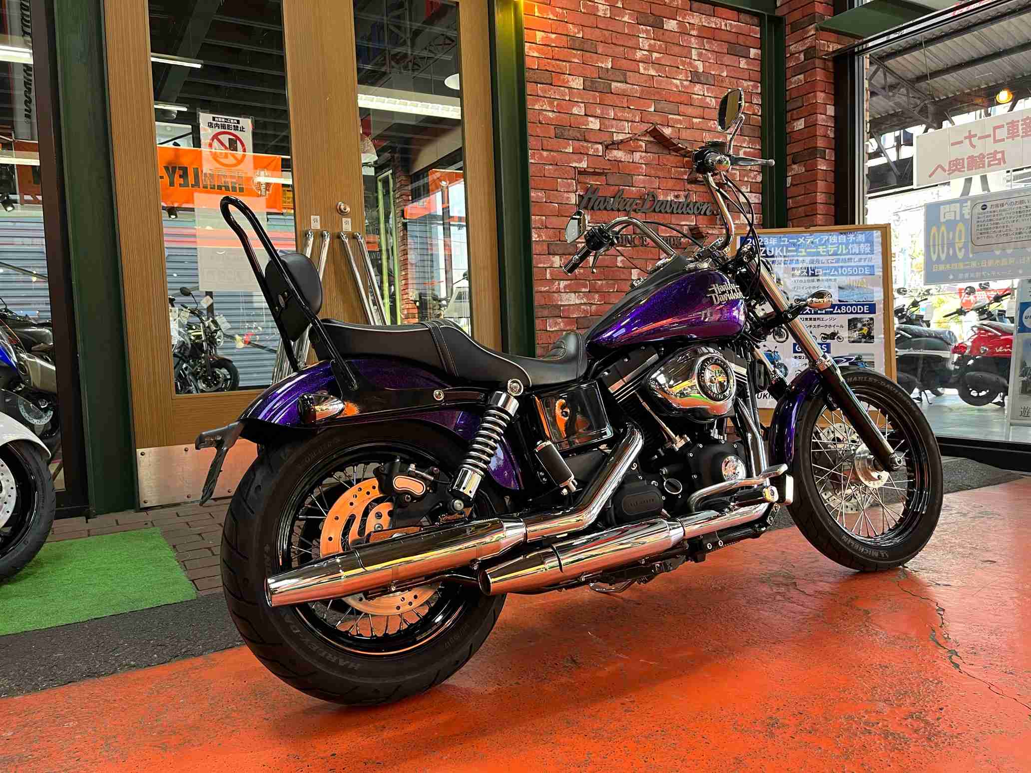 激レア】ハーレーアメリカンバイク回転灯パトライトブルー